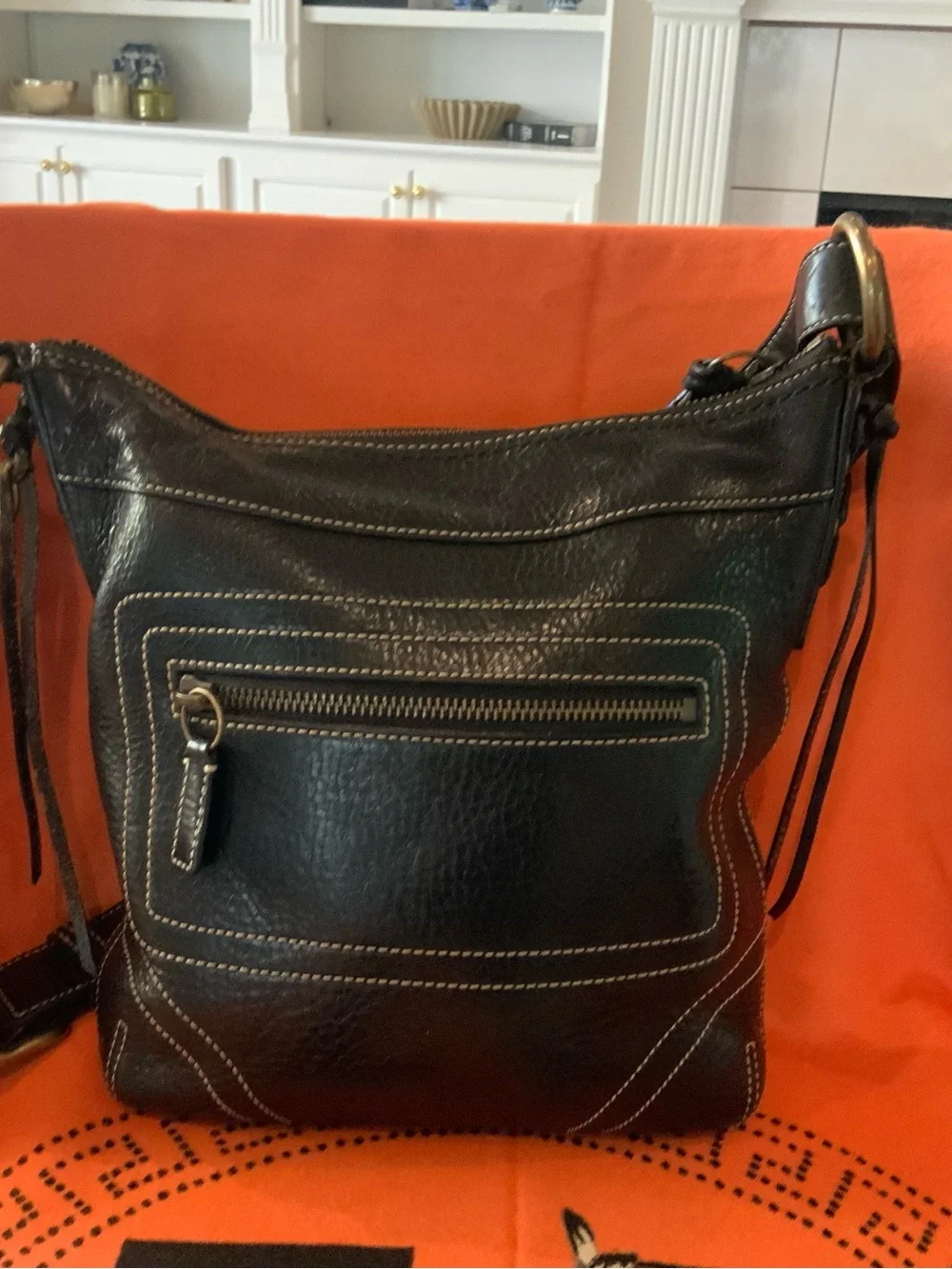 Coach Black-vintage Bleeker purse